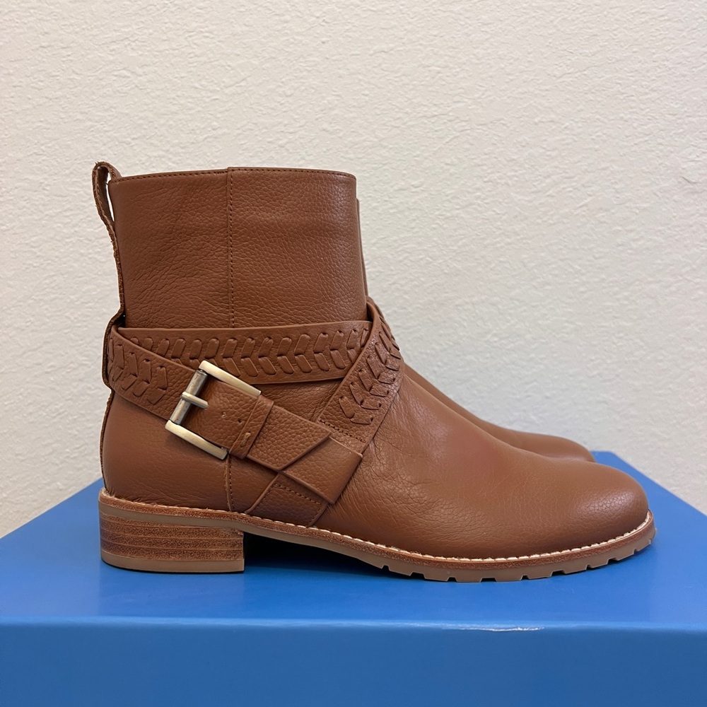 Brown Leather Ankle Boots